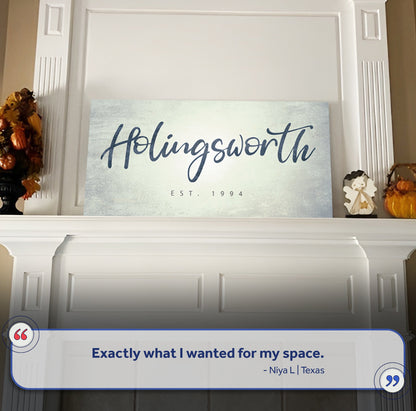 Family Name Sign V