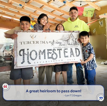 Homestead Sign