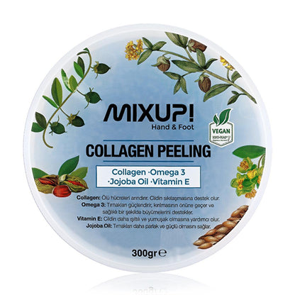 Mixup Hand & Foot Collagen Peeling for Healthy Nail Growth & Skin Exfoliation - 300g