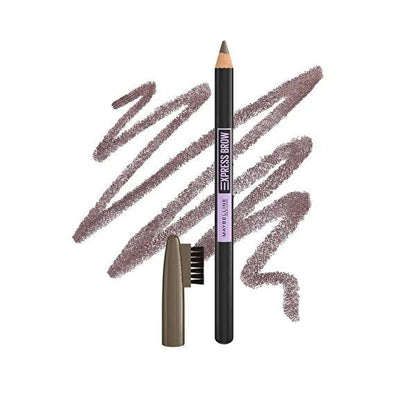 Maybelline Eyebrow Express Pencil 04 Medium Brown - Long-Lasting Eyebrow Pencil for Natural Look