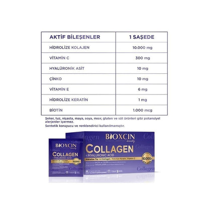 Bioxcin Beauty Collagen - 30 Single-Use Packets