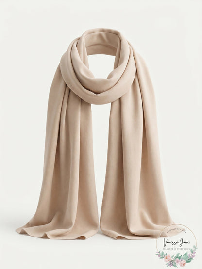 INC International Concepts I.N.C. Solid Cotton Wrap & Hijab