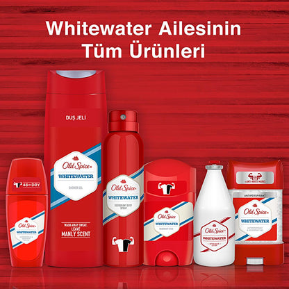 Old Spice Whitewater Clear Men's Deodorant Stick - Long-Lasting Fragrance & Sweat Protection