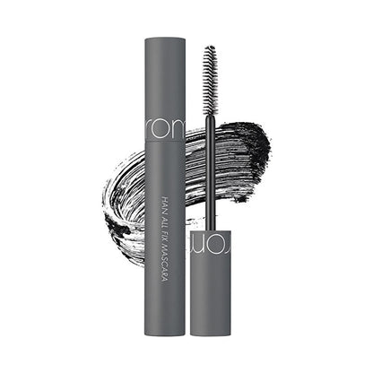 rom&nd Han All Fix Mascara V01 Volume Black - Waterproof & Volumizing Mascara for Long-Lasting Eyelashes