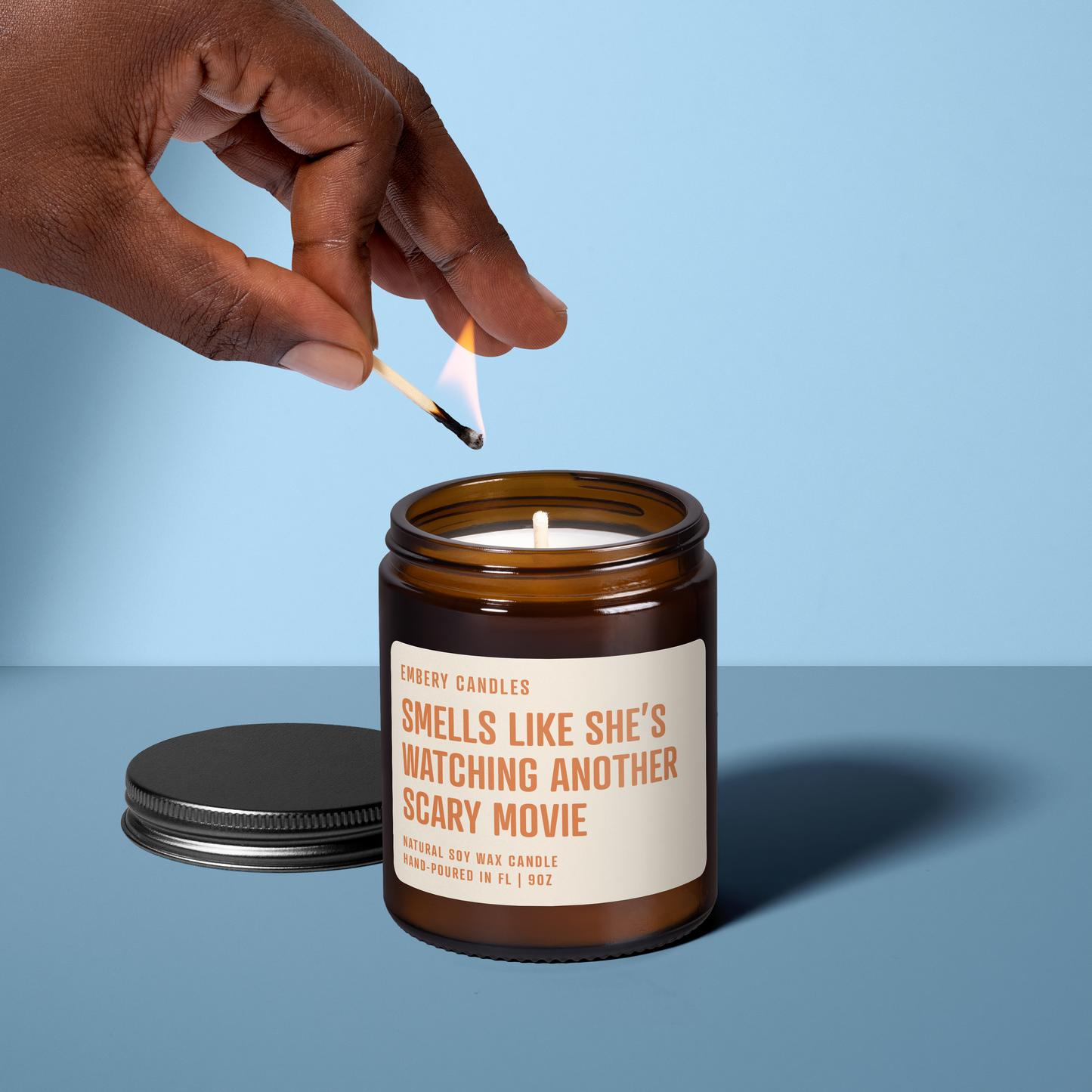 Smells Like She's Watching Another Scary Movie | Soy Wax Scented Candle