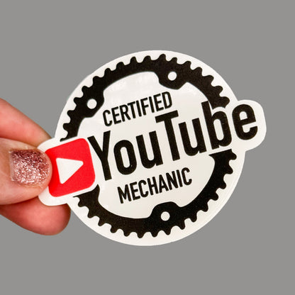 Hales Yeah Design Youtube Mechanic Sticker ~3" at Longest Edge