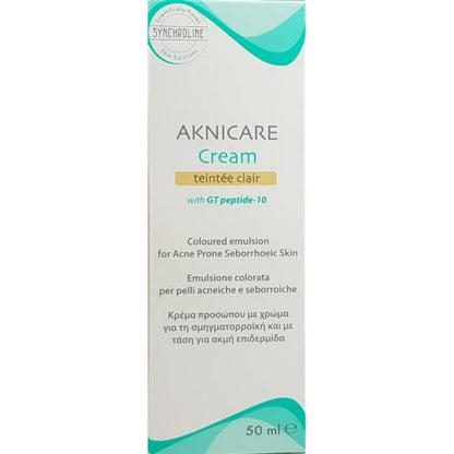 Synchroline Tinted Moisturizing Cream with Salicylic Acid - Acne Control & Hydration for Acne-Prone Skin
