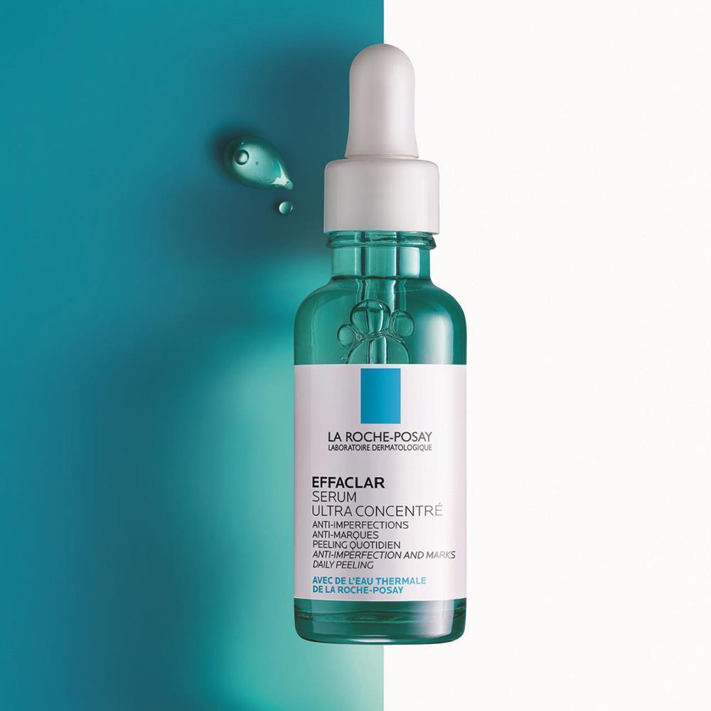La Roche Posay Effaclar Ultra Concentrated Acne Treatment Serum - Anti-Acne, Blackhead Reduction, 1.01 fl oz