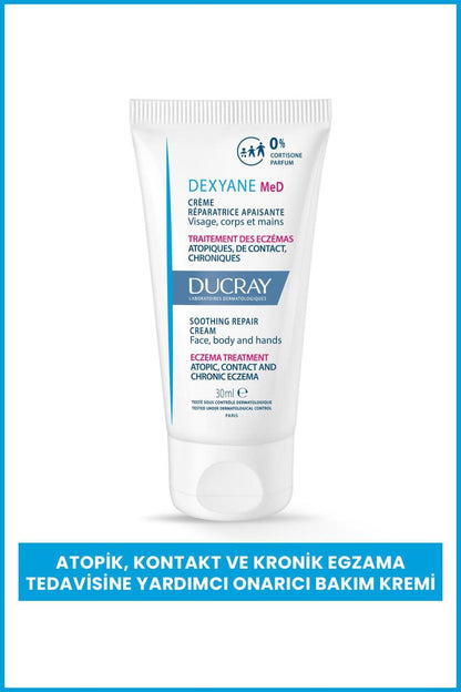 Ducray Dexyane MeD Cream - Eczema Cream for Atopic Dermatitis Relief & Moisturizing Sensitive Skin - 1.01 fl oz
