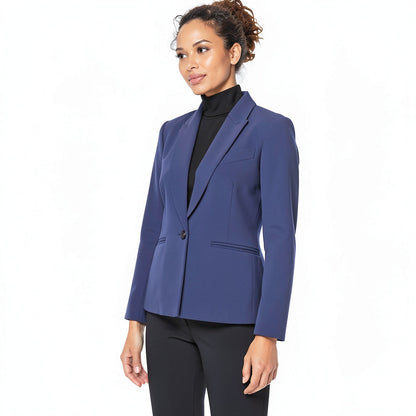 Nine West Women's One-Button Shawl-Collar Stretch Jacket, 24W