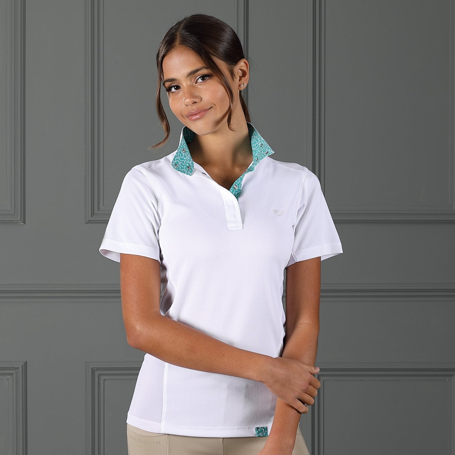 Aubrion Child's Equestrian Style Short Sleeve Show Shirt