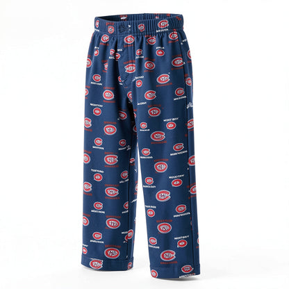 NHL Montreal Canadiens Toddler Boys Sleepwear All Over Print Pants, Size 2T