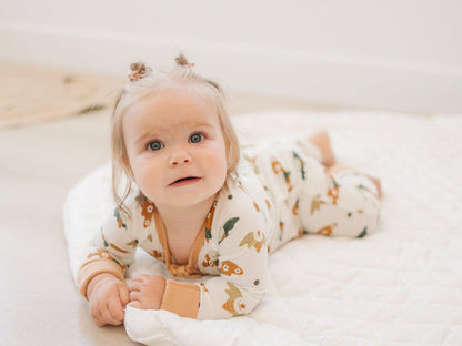 Boho Bats Bamboo Zippy Romper