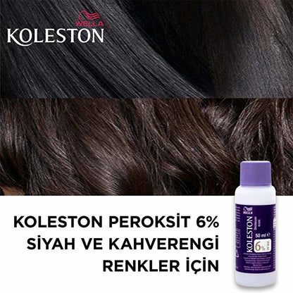 Wella Koleston 6% Peroxide Oxidizing Cream - 3.38 Fl Oz | Hair Dye