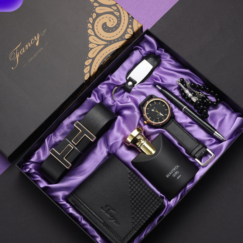 Cross-Border Men's Gift Business Gift Suit Belt Wallet For Boyfriend Valentine's Day Christmas Gift