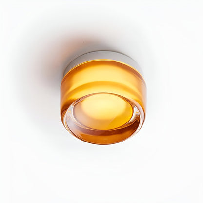 Nordic Acrylic Dimple LED Wall Sconce 1-Light 3-Color Adjustable