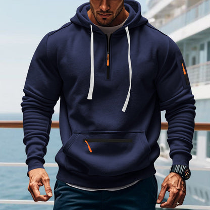 Casual Men's Sports Cargo Coat Regular Sleeve