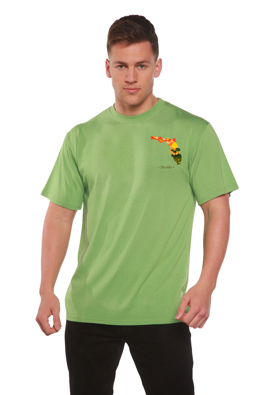 Florida Men's Bamboo Short Sleeve Graphic T-Shirt