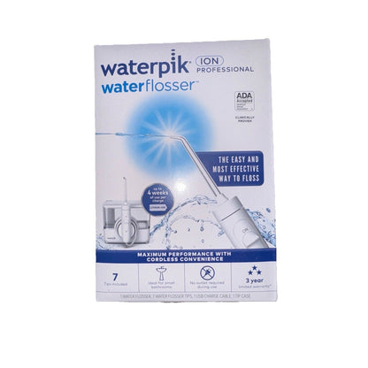 Boxed WaterPik Water Flosser - Platinum (WP-100W PLT)