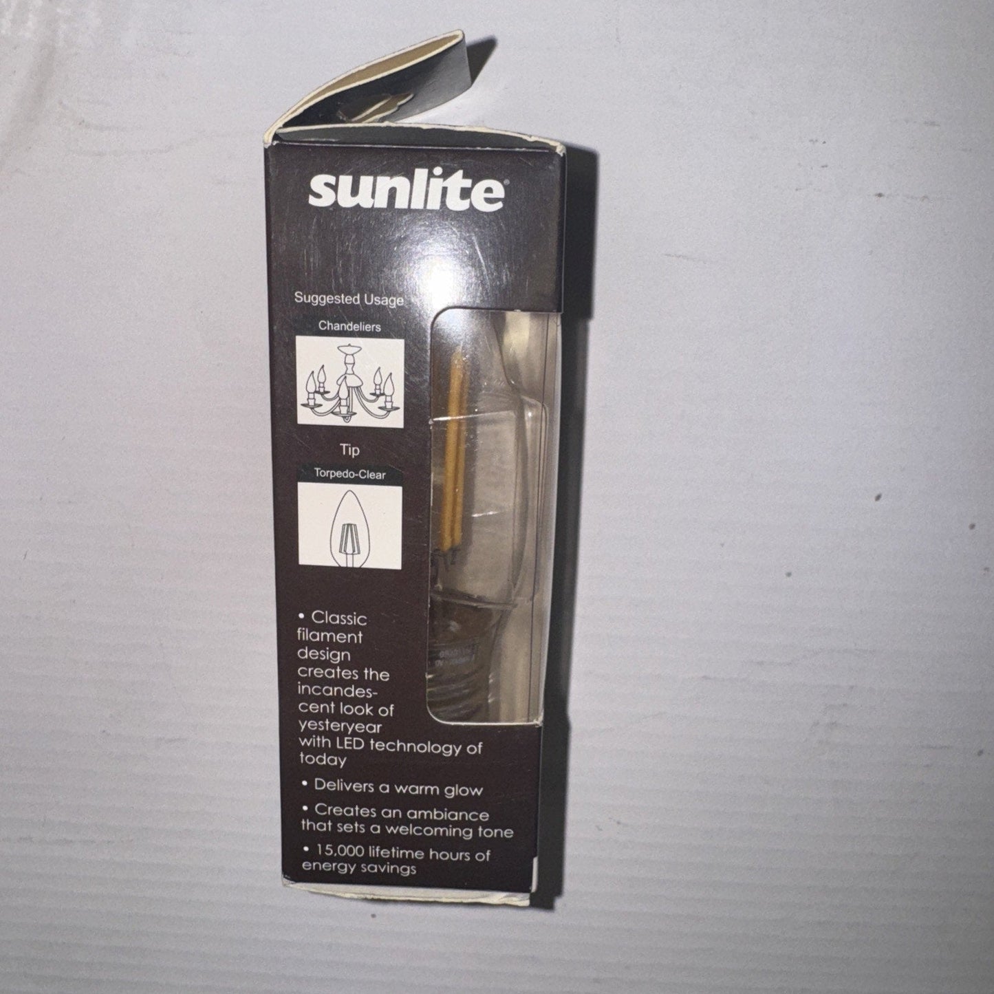 Sunlite Chandelier 5 Watt 120v Item Num.80658 LED 600 Lumens Bulb