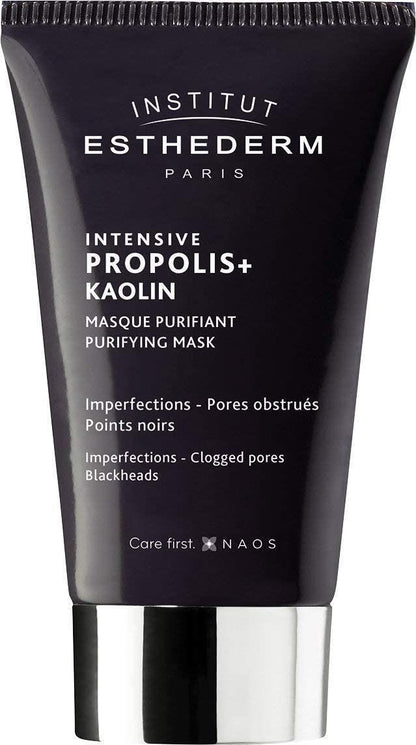 Institut Esthederm Intensive Propolis Kaolin Purifying Face Mask for Oily Skin - Natural Skincare, Blackhead Removal, Deep Cleansing