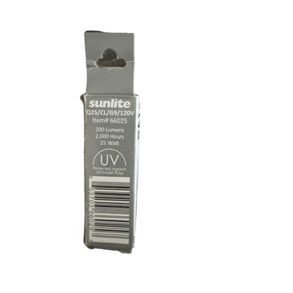 Sunlite Incand Light Bulb (03263 / Q20/CL/GY6/12V 03263-SU) 25 watt - 12 v