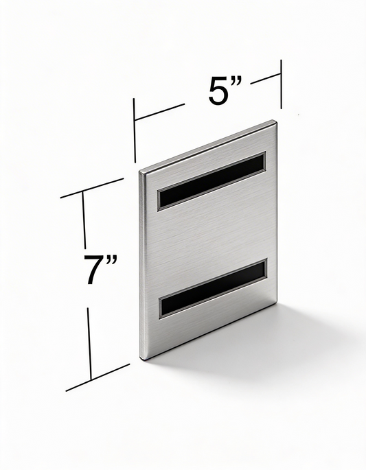 10 - Frames Azar Displays 129927 5 x 7 Vertical U-Frame with Magnetic Strips