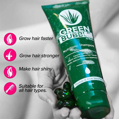Green Bubble Hair Growth Set by Bubbly (Pack of 6)