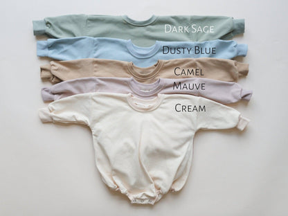 Hello Fall Sweatshirt Romper - more colors