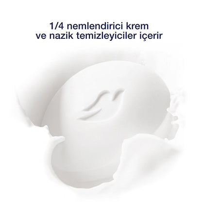 Dove Moisturizing Beauty Cream Bar Soap - Sulfate-Free, Gentle Cleanser for Sensitive Skin, 4 x 90g