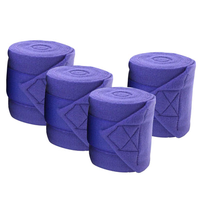 Horse Sense Fleece Polo Wraps - Reusable Set of 4