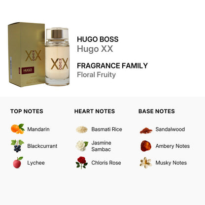 Hugo Boss Hugo XX Eau de Toilette Fragrance for Women (3.4oz)