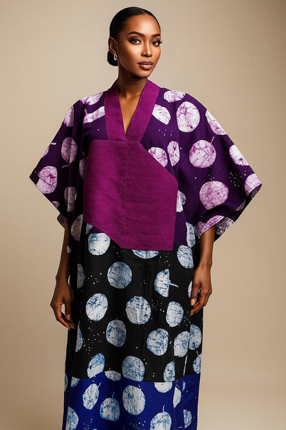 Imperiale’s ADIRE × ASO-OKE Bubu Kaftan Collection  - 3 different Styles