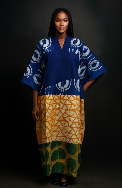 Imperiale’s ADIRE × ASO-OKE Bubu Kaftan Collection  - 3 different Styles