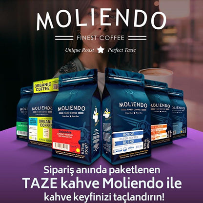 Moliendo Ground Filter Coffee, 250g - Balanced Flavor Arabica Coffee Blend
