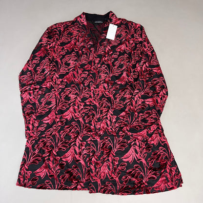 SUSAN GRAVER Knit Cardigan & Tank Set Women's Sz S Red / Black A384258E97625 (New)