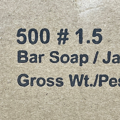 DIAL Box of 500 Deodorant White Marble Bar Soaps 1.5 oz (25.3 LBS) DW00194A