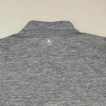 ZUSA Pull Over Shirt Long Sleeve Brisk Quarter Zip Women's Sz M Charcoal Heather (New)