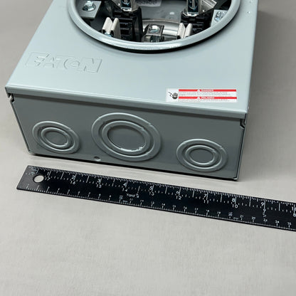 EATON B-Line 11 Meter Socket 125A 4 Jaw 1PH, NEMA 3R Top Feed 125 Amp (New)