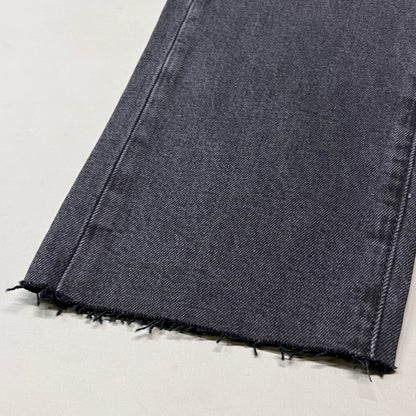 ARTICLES OF SOCIETY Kate Eleele Raw Hem Cropped Jeans Women's Sz 29 Black 4810TQB-720 (New)