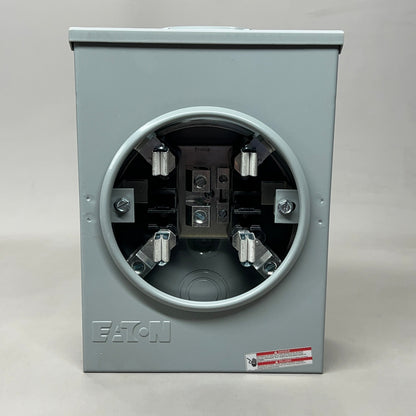 EATON B-Line 11 Meter Socket 125A 4 Jaw 1PH, NEMA 3R Top Feed 125 Amp (New)