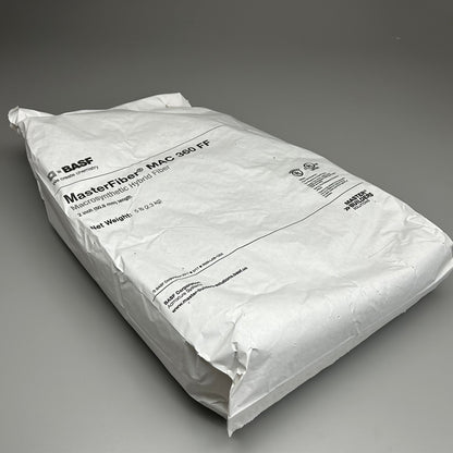 BASF MasterFiber MAC 360 FF Synthetic Hybrid Fiber 5 Bags 5 lbs each (New)