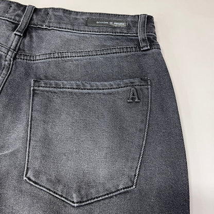 ARTICLES OF SOCIETY Kate Eleele Raw Hem Cropped Jeans Women's Sz 28 Black 4810TQB-720 (New)