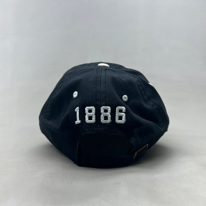 COCA-COLA Las Vegas 1886 Black Script Baseball Cap Fit Sz One Size Black 23633 (New)