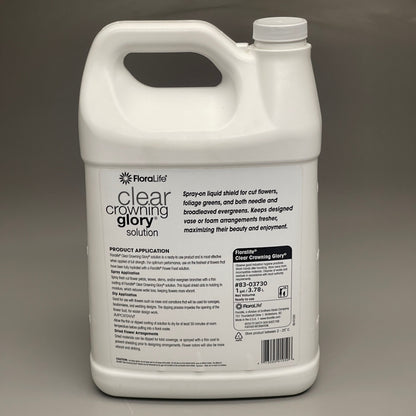 SMITHERS OASIS FloraLife Clear Crowning Glory 1 Gallon Clear (New)