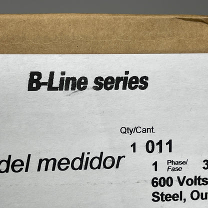 EATON B-Line 11 Meter Socket 125A 4 Jaw 1PH, NEMA 3R Top Feed 125 Amp (New)