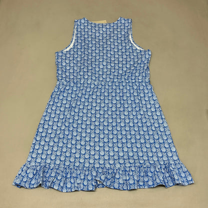 TOMMY BAHAMA Women's Fineapple Sleeveless SunDress Blue/White Turkish Sea Size S (New)