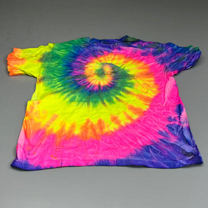 GILDAN (12 PACK) Tie Dye Short Sleeve Unisex Heavy Cotton T-Shirts Sz Youth Medium (New)