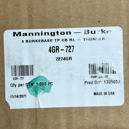 MANNINGTON COMM Burkebase Type TP Rubber Flooring Thunder 4GR-727 (New)