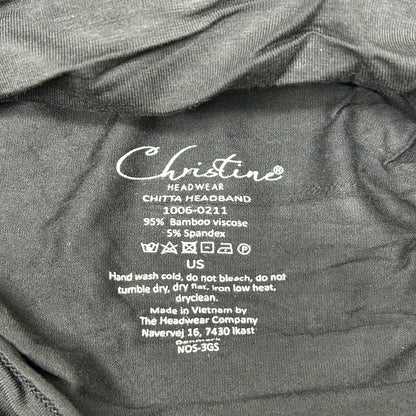 CHRISTINE HEADWEAR Chitta Headband Black 1006-0211 (New)
